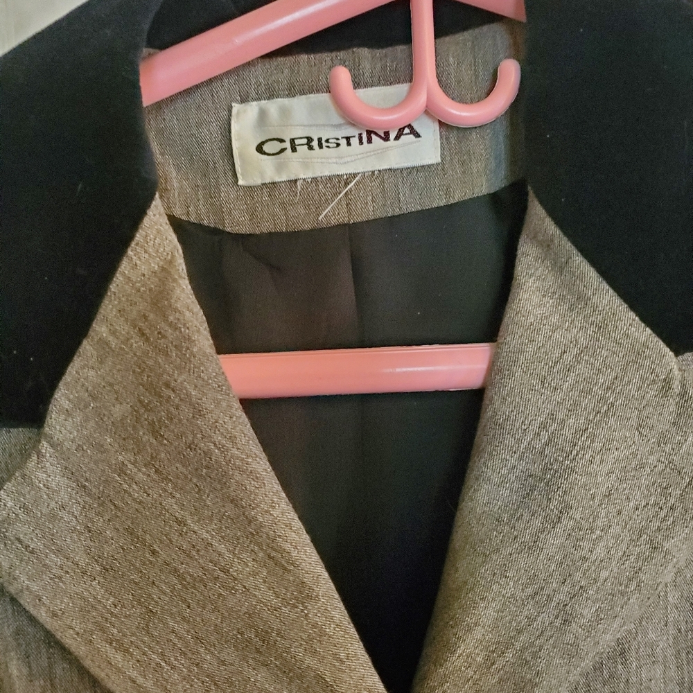 Christina Gray ,Black Trim Blazer S - Picture 2 of 9